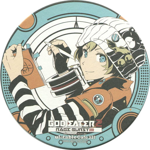 Romeo Leoni Coaster God Eater 2 Rage Burst God Eater 2 Rage Burst Ufotable Cafe Drink Order Bonus Goods Accessories Suruga Ya Com