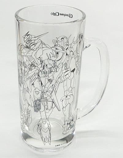 未使用ガンダムカフェ ガンダムエクシア ガンダムバルバトスルプス ジョッキグラス 駿河屋 -<中古>ガンダムエクシア＆ガンダム・バルバトスルプス(全身