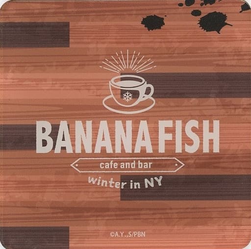 Logo "BANANA FISH Cafe and Barwinter in NYAcrylic Coaster" Goods
