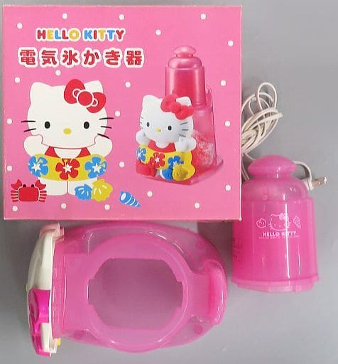 Tableware [Damaged item] Electric Hello Kitty shaved ice machine ...