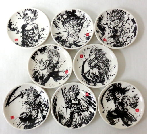 駿河屋 -<中古>全8種セット 小皿 「一番くじ ドラゴンボール～超戦士