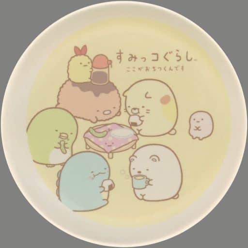 Meeting (7 people / meal) Original Bamboo Fiber Plate "Sumiko Garashi x