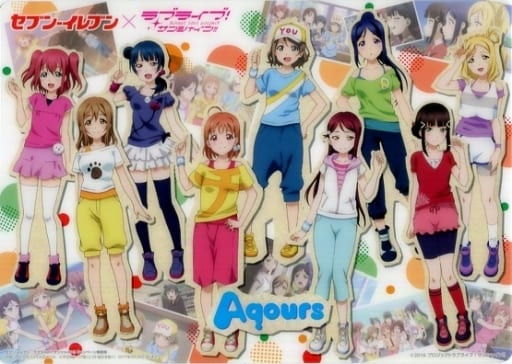 Aqours Plain Clothes B5 Shitajiki Love Live Sunshine X 7 Eleven Convenience Stores Target Product Purchase Benefits Goods Accessories Suruga Ya Com