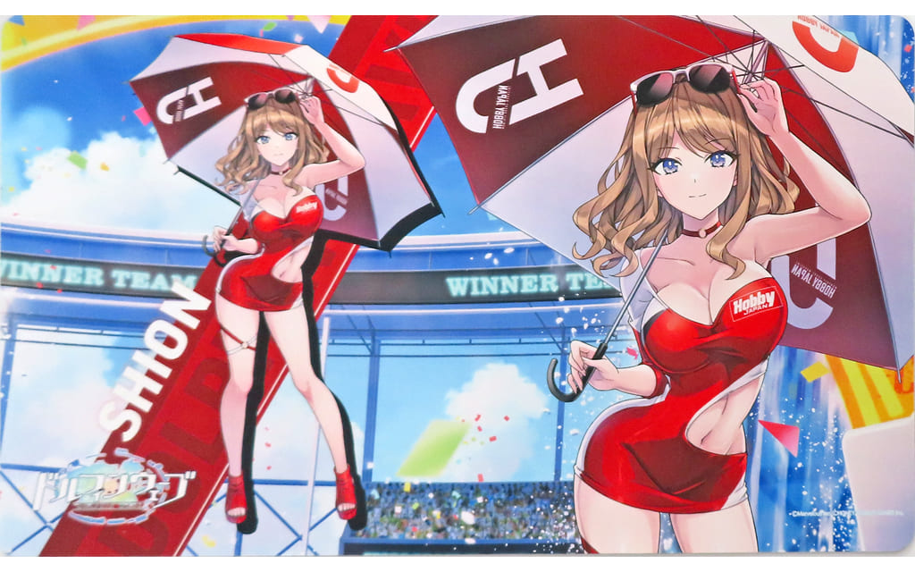 住乃絵紫苑　HJコラボラバーデスクマット　ドルフィンウェーブ 994505578.jpg