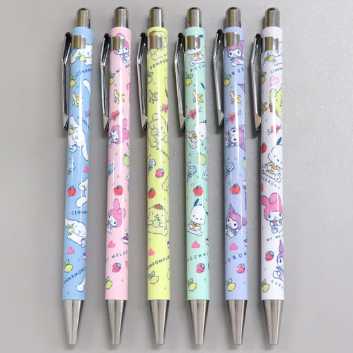 6Type Ballpoint Pen "Sanrio Character Figures x 7ELEVEN convenience