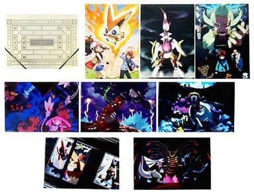 【1枚使用済】Game Artworks by ゲームフリーク クリアファイル 歴代のゲームをモチーフとして、ゲームフリークのデザイナーが描いた