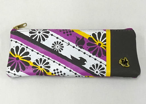 銀魂 神楽 ペンケース】銀魂 神楽 ロングスクエア缶バッジ 花鳥風月 J