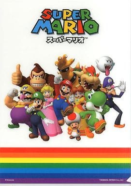 Clear File Character Vector Collection Clear File Super Mario 11 Yamada Denki Campaign Goods Goods Accessories Suruga Ya Com