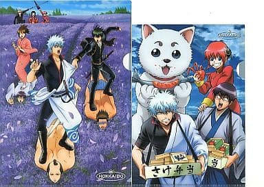 銀魂a4 B5透明文件夾set 2件組 北海道限定 雜貨 小配件 Suruga Ya Com