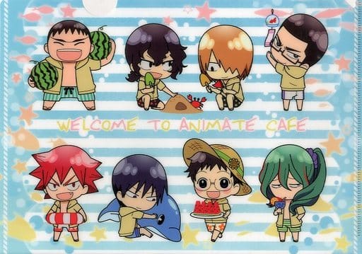 透明文件夾a總北高中 待宮榮吉 吉本進a4文件夾 夏季版 劇場版飆速宅男 Animatecafe 雜貨 小配件 Suruga Ya Com