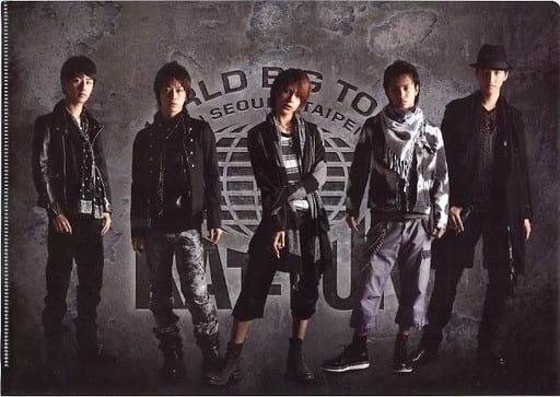 KAT TUN (whole body) A4 plastic trasparent file folder 