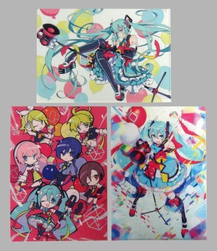 駿河屋 -<中古>Bセット A4クリアファイルセット(3枚組) 「初音ミク