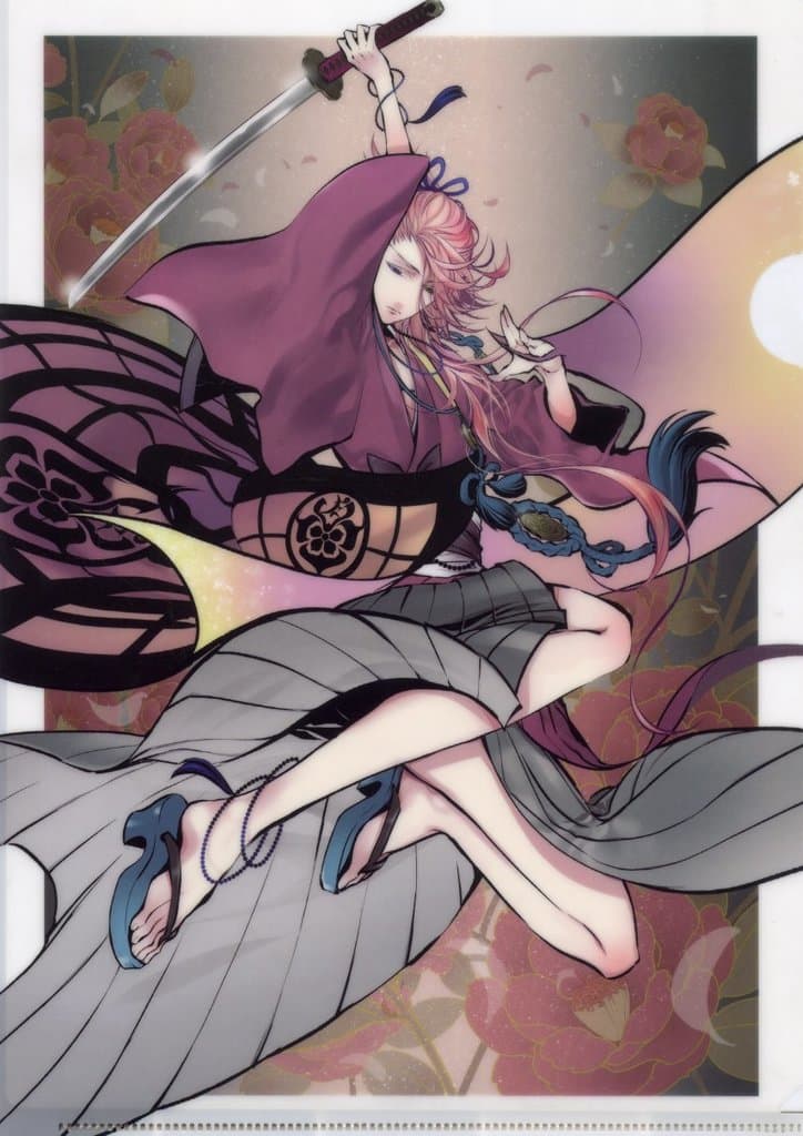 透明文件夾宗三左文字 刀劍亂舞 Online Online 二周年紀念畫a4文件夾收藏vol 2 雜貨 小配件 Suruga Ya Com