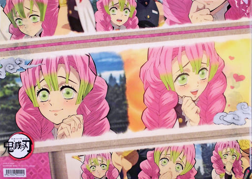 クリアファイル 甘露寺蜜璃 ランチョンマットケース 鬼滅の刃 キャラクター絵巻カフェ In Ufotable Cafe 第四期 雑貨 小物 Suruga Ya Com