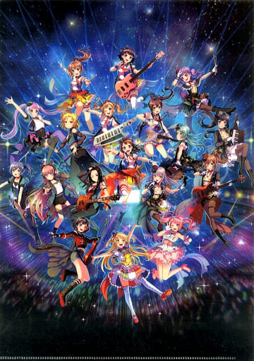 Clear file Key Visual A4 Clear File 「 Bang Dream! Special ☆ LIVE Girls ...