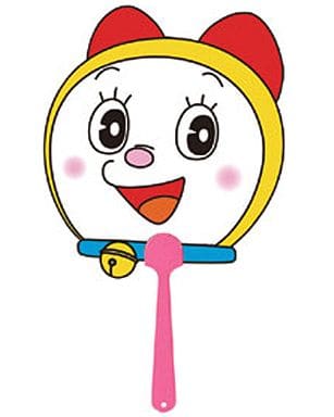 Dorami S Die Cut Uchiwa Doraemon Goods Accessories Suruga Ya Com