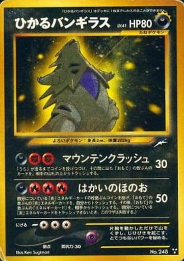 駿河屋 -<中古>248[]：【ランクB】ひかるバンギラス LV.41（ポケモン