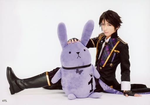 校條拳太朗 睦月始 卧 坐 全身 服装黑 白 紫 黄 Tukiusa 毛绒玩偶 生写真 舞台 2 5次元舞蹈现场 月歌 舞台 集换式明信片 杂货 小物件