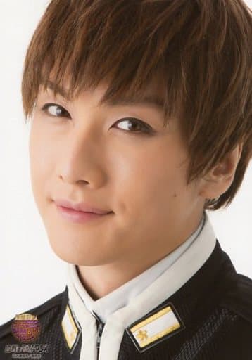 Official Photo Male Actor Kei Hosogai Mitsuhiko Koma Kao Up Gakuran Uta Geki Tei No Ichi No Kuni Blood Battle No Last Dance Venue Limited