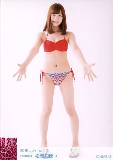 NMB48 松岡知穂 水着 生写真 駿河屋 -<中古>B ： 松岡知穂/2016 July-rd ランダム生写真（女性生写真）