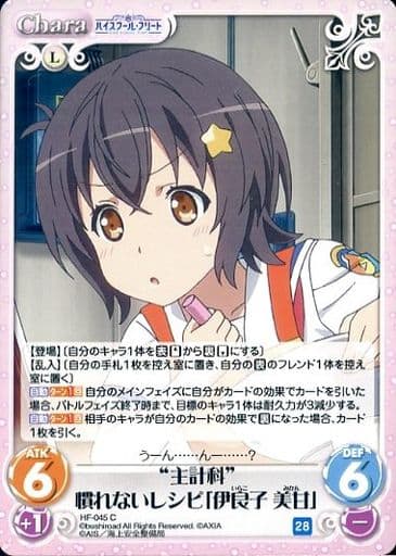 Hf 045 C 主计科目 不习惯的菜谱 伊良子美甘 玩具模型 Suruga Ya Com