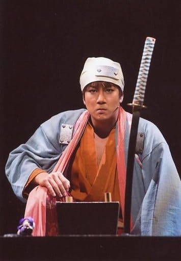 Naoto Nojima Live Photo Upper Body Costume Light Blue Orange Sitting Musical Samurai 7 Goods Accessories Suruga Ya Com