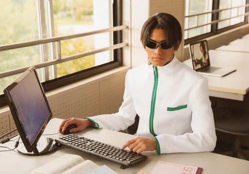 生寫真 男 演員仁科祐二 十次 卧式 上半身 製服 坐式 電腦 生寫真 音樂劇 網球王子 第3季青學vs山吹 雜貨 小配件 Suruga Ya Com