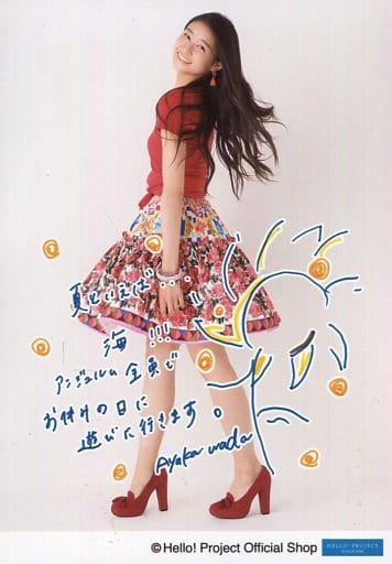 駿河屋 -<中古>アンジュルム/和田彩花/印刷メッセージ入り・全身