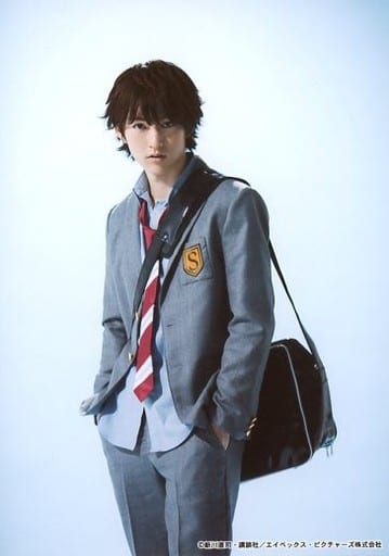 生寫真 男 演員和田雅成 渡亮太 膝上 製服 雙手口袋 皮包 背景白 生寫真 舞台 四月是你的謊言 明信片個人set 雜貨 小配件