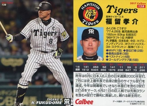 128 普通卡 福留孝介 玩具模型 Suruga Ya Com