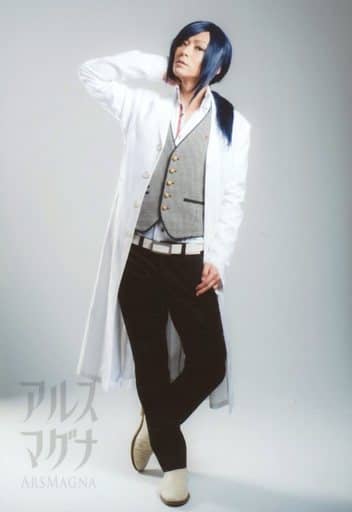 Arsmagna U Saku Whole Body Costume White Grey Right Wrist Face Up Background Grey Arsmagna Kuji Photo Bromide 12 Th Goods Accessories Suruga Ya Com