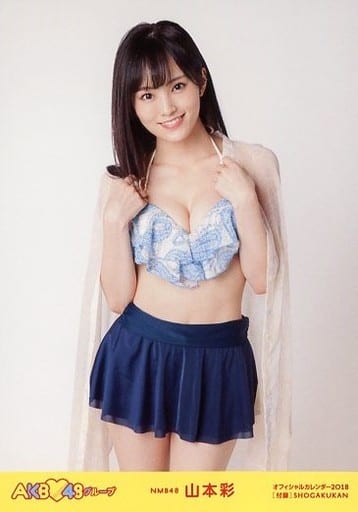 山本彩 生写真 水着 AKB48 グループ オフィシャルカレンダー 2017 ♡山本彩♡ AKB48グループ オフィシャルカレンダー2015特典 水着