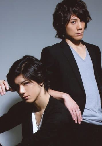 生写真 男 演员ash 中村诚治郎 根正胜 丰胸 膝上 衣装黑色 灰色 白色 中村座 举右手 背景灰色 Mash Up Vol 4 杂货 小物件 Suruga Ya Com