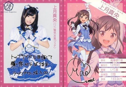 Collection Card Female Cd I Wish First Time Enclosed Special Offer Welcome Profile Card Apricot Regulus Tomomi Jiena Sumi Mao Kozuki Cd I Wish