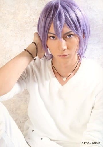 Taiyo Ayukawa Atsushi Mirasakibara Upper Body White Costume Sitting Character Actor Shot Stage Kuroko S Basketball Ignite Zone Bromide Solo Goods Accessories Suruga Ya Com