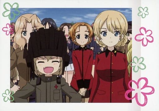Anime Torayca Girls Panzer Polaroid Photo Card B Box 21 Headband Kei Darjeeling Orange Peko Toy Hobby Suruga Ya Com