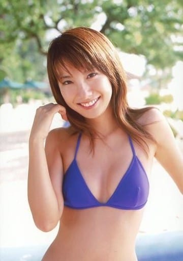 山本梓 等身大ポスター ヤングサンデー応募者全員サービス 黄色水着で挑発 山本梓 等身大ポスター ヤングサンデー応募者全員サービス 黄色水着で