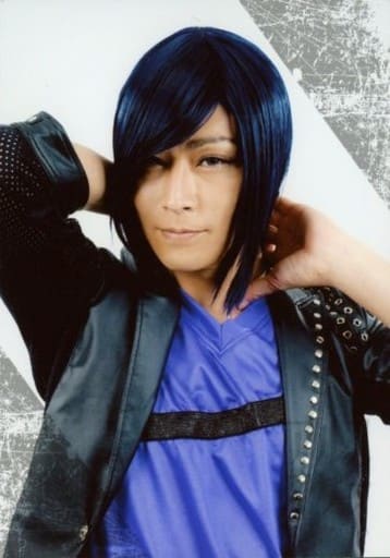 Arsmagna U Saku Bust Up Costume Black Purple Rock Costume Hands Up Left Wrist Arsmagna Kuji Photo Bromide 15 Goods Accessories Suruga Ya Com