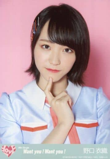 野口衣織　サイン入りソロジャケット　want you want you LOVEサイン入りソロジャケットお渡し会vol.10 初のスペイベ最高すぎ