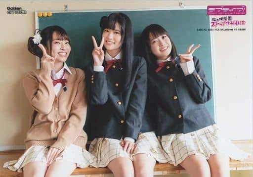 Nijigasaki Gakuen School Idol Club Gathering 3 Persons Bulletin Voice Actor アニメディア January 19 Issue Of Gamers Ltd Special Bromide Goods Accessories Suruga Ya Com