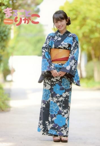 Official Photo Female Voice Actor Rikako Aida Whole Body Yukata Finger Tip Grip Display Outdoor Marugoto Rikako Rikako Aida Birthday Event Bromide Goods Accessories Suruga Ya Com
