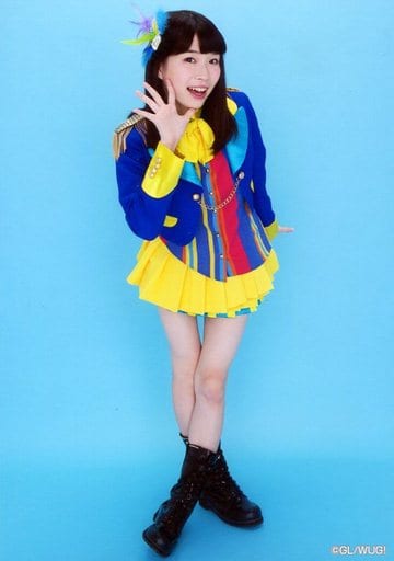 駿河屋 -<中古>Wake Up Girls!/青山吉能/全身・衣装青・黄色・赤・右手