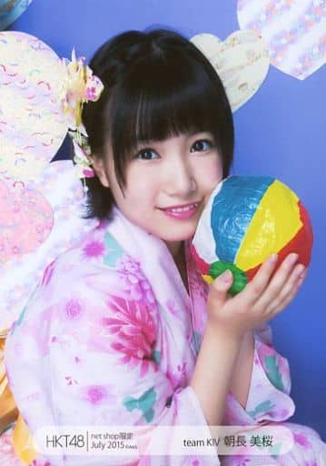 朝長美櫻 上半身 紙氣球 浴衣 15年7月網絡商店限定個別生寫真july15 雜貨 小配件 Suruga Ya Com