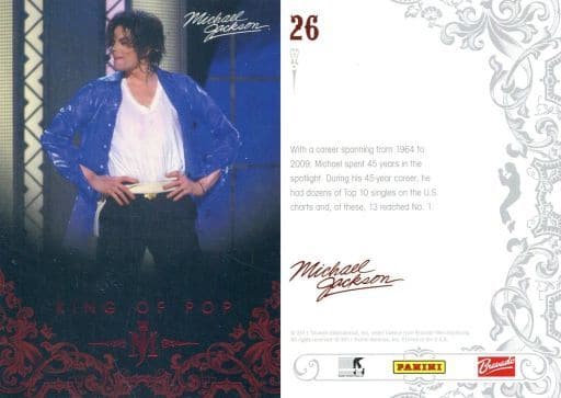 駿河屋 -<中古>26 ： マイケル・ジャクソン/赤箔押し/KING OF