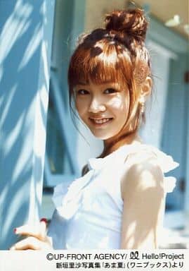 早安少女组 新垣里沙 丰胸 服装白 左向 左手壁 背阴 新垣里沙写真集 甘夏 鳄鱼书社 杂货 小物件 Suruga Ya Com