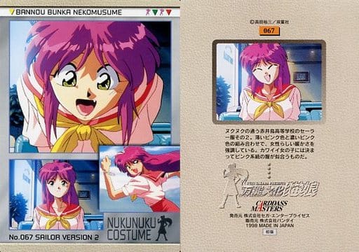 万能文化猫娘 ヌクヌク カードダスマスターズ キャンペーン賞品 万能文化猫娘 ヌクヌク カードダスマスターズ キャンペーン賞品 万能
