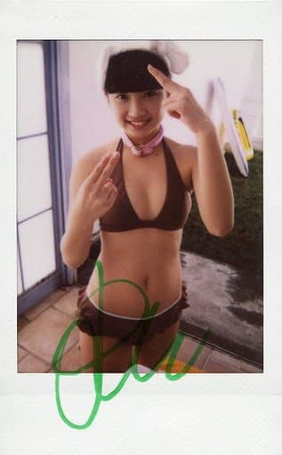 駿河屋 -<中古>☆黒宮れい/直筆サイン入り生チェキ（女性生写真）