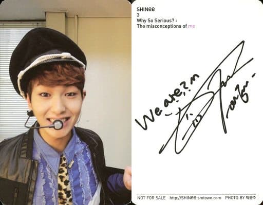 SHINee Why So Serious？　オニュ　ONEW トレカ付 CD SHINee ONEW Why So Serious? The misconceptions of me CD Photocard