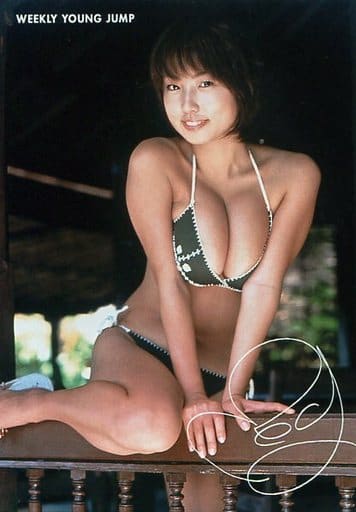 週刊ヤングジャンプ　メグミ　megumi 等身大ポスター Amazon.co.jp: MEGUMI 等身大 ポスター (約180×60㎝) 巨乳 ビキニ 水着