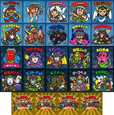 ビックリマンシール アイスバー  ファミマ限定 コンプ 完品 ファミリーマート限定「ビックリマンアイスバー」全24種（2014年